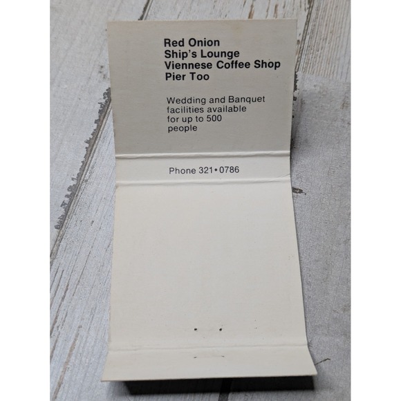 Vintage Matchbook Cover Johnny Lattner's Marina City‎ Restaurants - Picture 3 of 3